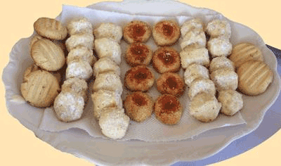 Delicious Butter, Almond and Coconut Nest Biscuits